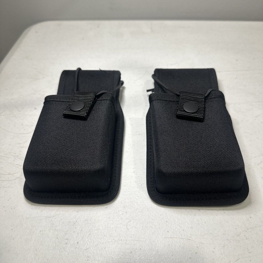 LUITON Set Of 2 Universal Radio Cases Two Way Radio Holder Nylon Pouch Holster